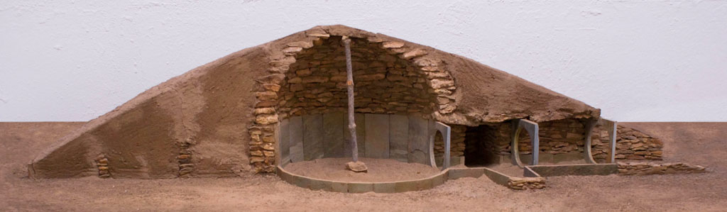 Maqueta de tholos, Los Millares - Foto de Jose Mª Yuste