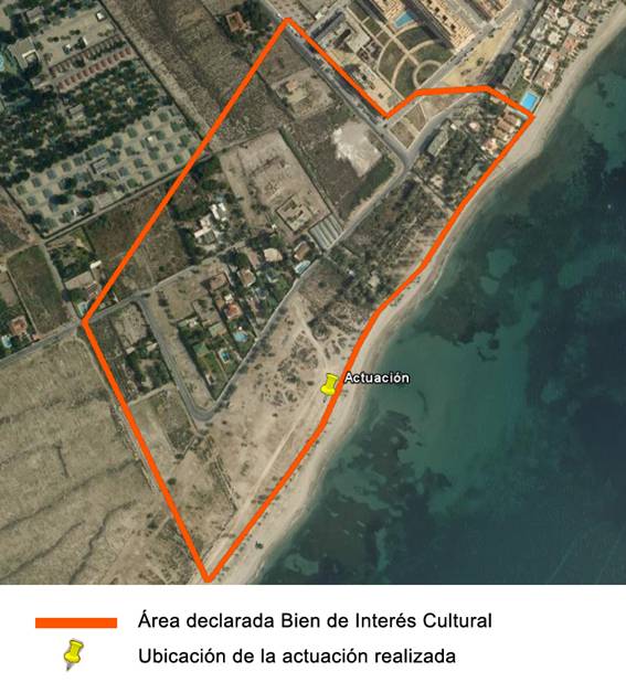 Límites de la zona arqueológica de Turaniana - Amigos de la Alcazaba