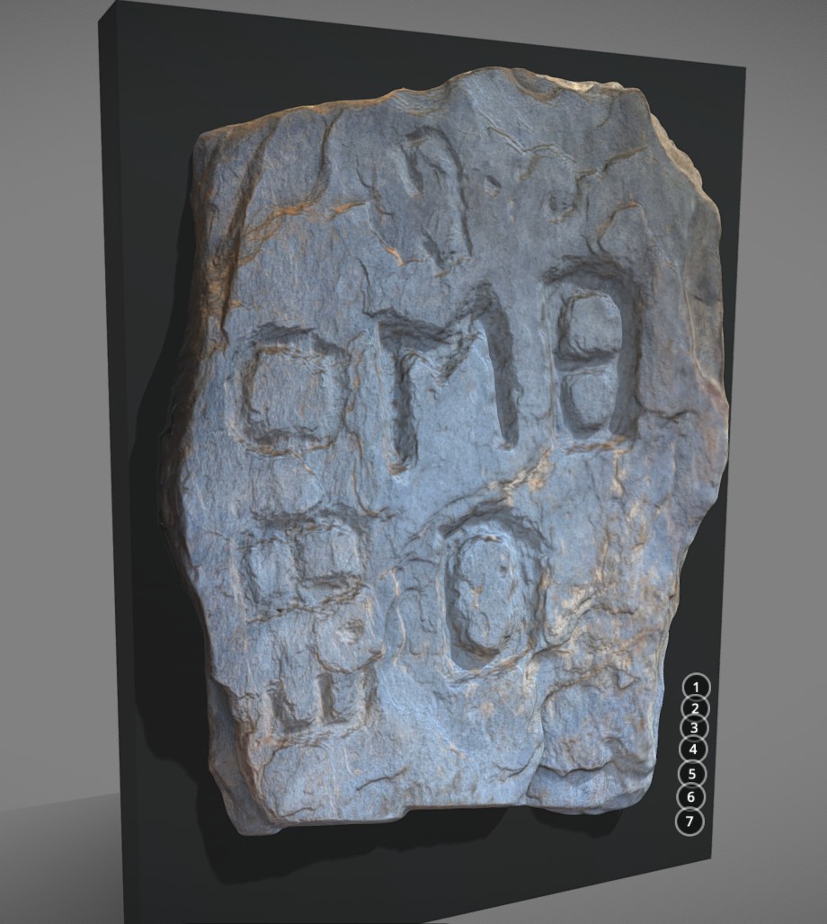La Estela de Escúllar, modelo 3D con fotogrametría de alta resolución - Aper Oculi La Estela de Escúllar, modelo 3D con fotogrametría de alta resolución - Aper Oculi